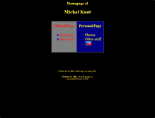 Tablet Screenshot of michalkaut.net